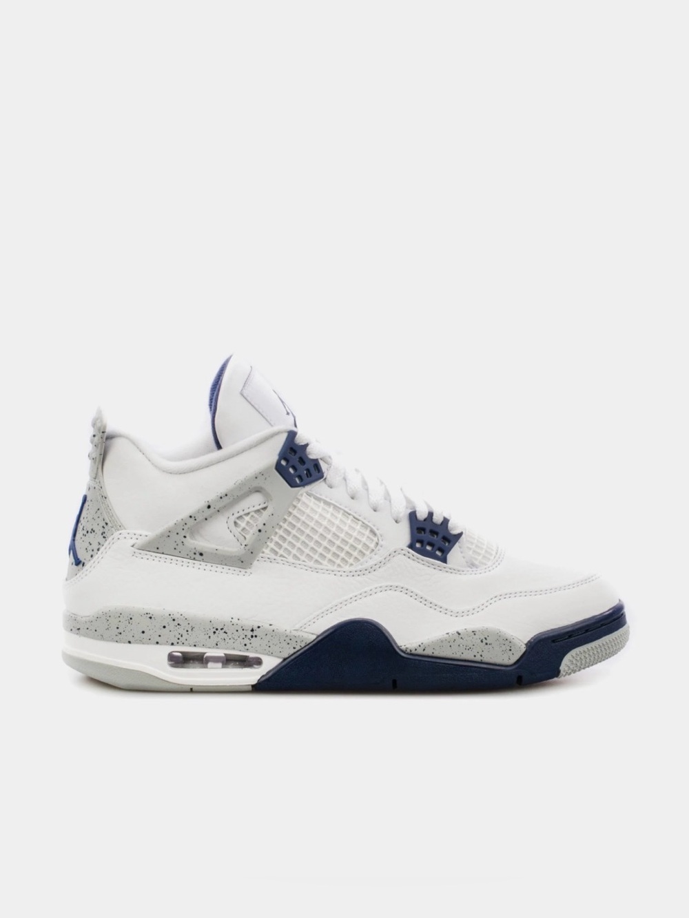 Nike Air Jordan 4 White/Midnight Navy NEW With Box Size 9.5 Womens Size 8 Mens